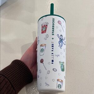 Starbucks x Roller Rabbit White Tumbler